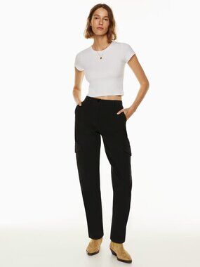 Aritzia Wilfred Free Modern Cargo Pant Black Size 4 Black Retail $128